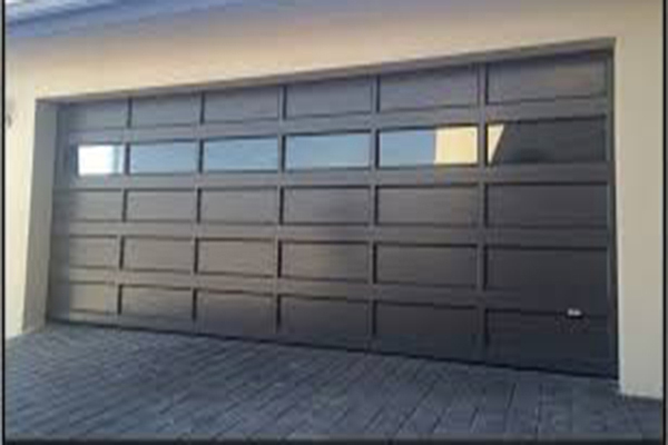Aluminium sectional garage door